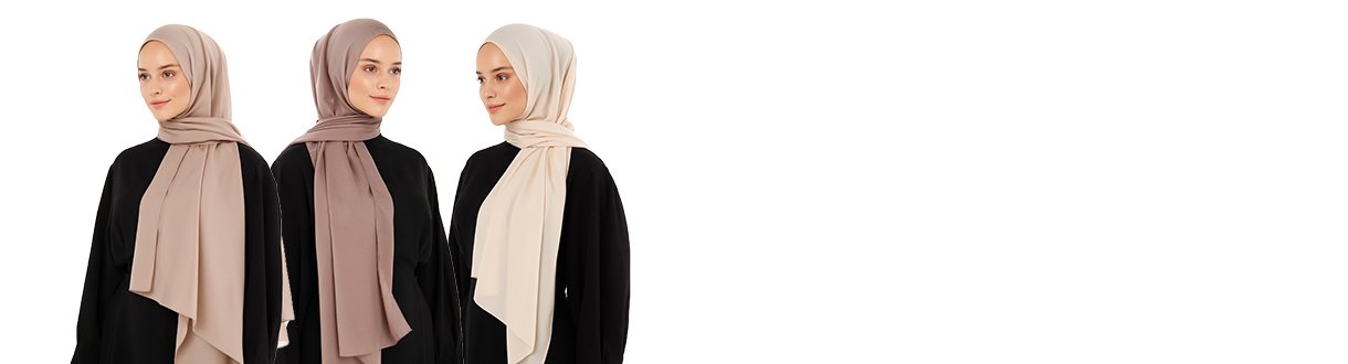 Chiffon Hijab - Priser fra 39,90 kr