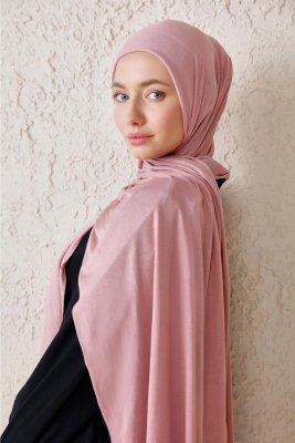 Sibel - Gammelrosa Jersey Hijab