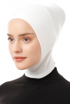 Elnara - Creme Plain Hijab Amta
