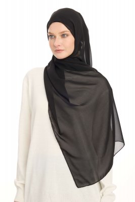 Chiffon Hijab - Sort