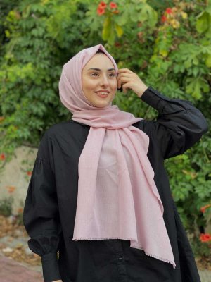 Ermina - Gammelrosa Bomuld Hijab - Mirach