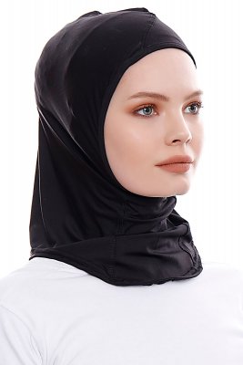 Pinar - Sort Sport Hijab - Ecardin