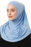 Esma - Lyseblå Amira Hijab - Firdevs