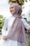 Akay - Taupe Mønstrede Hijab - Sal Evi