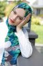 Kader - Grøn Mønstrede Hijab - Sal Evi