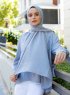 Emira - Lysegrå Hijab - Sal Evi