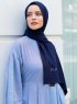 Emira - Marine Blå Hijab - Sal Evi