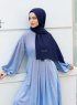 Emira - Marine Blå Hijab - Sal Evi