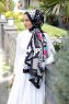 Memphis Mønstret Twill Hijab - Sal Evi