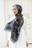 Ethnic Mønstret Twill Hijab - Sal Evi