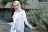 Blue Forest Mønstret Twill Hijab - Sal Evi