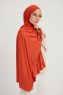 Sibel - Orange Jersey Hijab