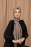 Yildiz - Mørk Sand Crepe Chiffon Hijab