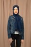 Yildiz - Marine Blå Crepe Chiffon Hijab