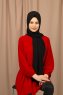Yildiz - Sort Crepe Chiffon Hijab