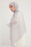 Afet - Lysegrå Comfort Hijab