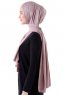 Seda - Stengrå Jersey Hijab - Ecardin