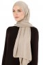 Seda - Nude Jersey Hijab - Ecardin