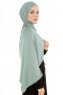 Melek - Grøn Premium Jersey Hijab - Ecardin