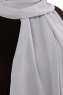 Derya - Lysegrå Praktisk Chiffon Hijab