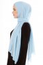 Derya - Lyseblå Praktisk Chiffon Hijab