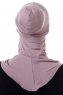 Damla - Stengrå Ninja Hijab Mask Amta
