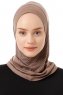 Babe Plain - Mørk Taupe One-Piece Al Amira Hijab