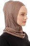 Babe Plain - Mørk Taupe One-Piece Al Amira Hijab