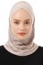 Silva Cross - Lys Taupe One-Piece Al Amira Hijab