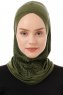 Silva Cross - Khaki One-Piece Al Amira Hijab