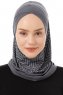 Silva Cross - Mørkegrå One-Piece Al Amira Hijab