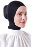 Elnara - Sort Plain Hijab Amta