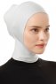 Elnara - Lysegrå Plain Hijab Amta