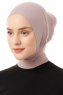 Elnara - Stengrå Plain Hijab Amta