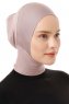 Elnara - Stengrå Plain Hijab Amta