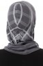 Ekose Plain - Mørkegrå One-Piece Al Amira Hijab