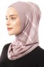 Ekose Plain - Stengrå One-Piece Al Amira Hijab