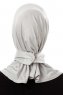 Ceren - Lysegrå Praktisk Viskos Hijab