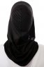 Wind Cross - Sort & Hvid One-Piece Al Amira Hijab