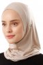 Logo Plain - Lys Taupe One-Piece Al Amira Hijab
