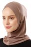 Logo Cross - Mørk Taupe One-Piece Al Amira Hijab