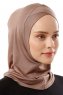Logo Cross - Mørk Taupe One-Piece Al Amira Hijab