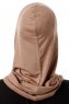 Logo Cross - Mørk Taupe One-Piece Al Amira Hijab