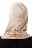 Logo Cross - Lys Taupe One-Piece Al Amira Hijab