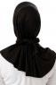 Sportif Cross - Sort & Gold Praktisk Viskos Hijab