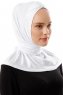 Sportif Cross - Hvid Praktisk Viskos Hijab