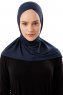 Sportif Cross - Marine Blå Praktisk Viskos Hijab