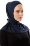 Sportif Cross - Marine Blå Praktisk Viskos Hijab