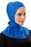 Sportif Cross - Blå Praktisk Viskos Hijab