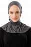 Sportif Cross - Mørkegrå Praktisk Viskos Hijab